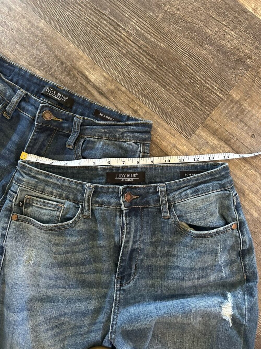 Lot of 2 Judy Blue Jeans Denim Size 9/29  Relaxed Fit & Boyfriend Fit - Picture 2 of 12